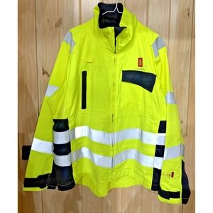 NWOT STRATA Kongsberg ARC Hi Vis FR Safety Jacket SFV439/443 Reflective XL